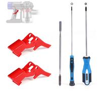 2 unidades V7 V8 Interruptor gatillo compatible con Dyson SV10 SV11 Taster piezas de repuesto, V8 Botón absoluto Aspiradora Accesorios con herramientas de reparación