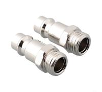 2 unids 1/4 pulgadas para bsp macho Euro liberación rápida accesorios de aire conector de alta resistencia para herramientas de taller
