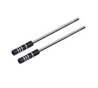 2 unids 123mm metal magnético eje extensión barra 4mm hexagonal vástago socket para 1/8 "destornillador puntas herramientas mano