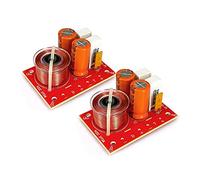 2 unids 2 vías 80 W DIY altavoz filtro circuito agudos graves frecuencia divisor cine en casa estéreo alta fidelidad audio crossover filtro