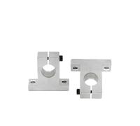 2 unids/4 unids/lote SK13 SK16 SK20 13 mm 16 mm 20 mm cojinete lineal eje soporte mesa CNC router SH8A pieza de impresora 3D (color 2 piezas, tamaño: SK20)