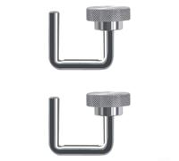 2 unids acero inoxidable camping patas conector gancho para mesas IGT placa de extensión hebillas de enlace muebles al aire libre reparación 4cm