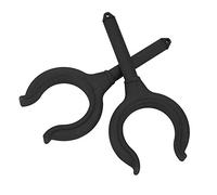 2 unids Barco Bloqueo Durable Marina Rowlock Bocina Lateral para Ramas Rod y Soporte de caña de Pescar para mar Pesca Nautismo (Negro)