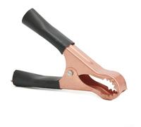 2 unids cobre chapado para pinzas de cocodrilo para carga de batería para arranque de salto panel solar valla eléctrica barco RV camping sistemas