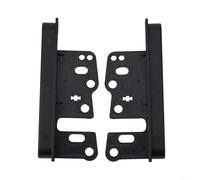 2 unids coche estéreo montaje soporte para Toyota doble DIN Radios espaciadores apoyo estándar DIN profundidad y alineación de placa frontal