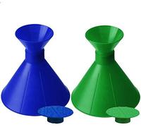 2 Unids Coche Raspador de Hielo Redondo en forma de Cono Mágico Raspador de Hielo Remover Nieve Herramienta Raspador