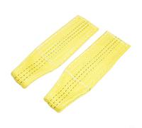 2 unids correas de cinturón de nailon amarillo herramienta de reparación de abolladuras de coche kit extractor sin pintura para auto panel de carrocería puerta Ding eliminación y para levantar la