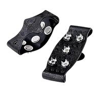 2 Unids Crampones Antideslizantes 5 Dientes Invisibles - Puntas Tracción Nieve Hielo Zapatos | Agarres Seguridad Invierno Senderismo Alpinismo Fishing, Covers Botas Universal Hombre Mujer