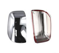 2 unids cromo espejo cubierta para Nissan para Qashqai J10 2006-2014- ABS plástico exterior lateral espejo de la carcasa de repuesto - acabado metálico estilo coche
