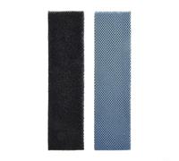 2 unids filtro de aire acondicionado almohadillas de algodón para el hogar unidades HVAC catequina y 3 en 1 elemento de filtro de salud esponja de repuesto 21x52mm color blanco opción B (D)