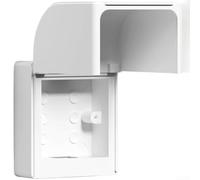 2 unids impermeable para montaje en superficie Caja de toma de corriente eléctrica con cubierta para 86 tipos de enchufes Opciones de instalación duales Recinto ABS transparente para baño cocina