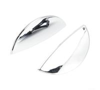 2 unids izquierda y derecha cubierta de arandela de faro para BMW para Mini Cooper R50 R52 R53 2001-2006 OEM 63126922155 compatible (plata)