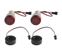 2 unids LED pantalla digital AC Amperímetro redondo 2-100A indicador de corriente para visualización de señal, maquinaria de comunicación de energía, equipo de barco con cubierta
