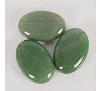 2 unids /lot piedras naturales de masaje verde aventurina piedra caliente para spa terapia de masaje spa caliente roca equilibrio calmante meditación reiki o piedras preocupantes