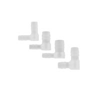 2 unids/lote 20 tamaños plástico tipo L reductor codo Unión agua aire tubo junta manguera tubo de silicona conector Linker piezas de acuario(4-6mm)