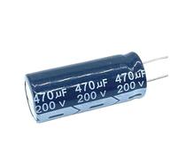 2 unids/lote 200v 470UF condensador electrolítico de aluminio tamaño 18 * 40 20%
