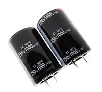 2 unids/lote 250V1000UF 25X40 25X50MM condensadores electrolíticos de aluminio 250V1000UF 22X50 25X35/40/45/50 30X35MM(35X40 5PS)