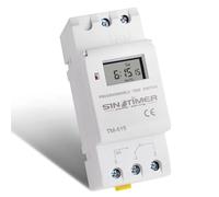 2 unids/Lote 35mm DIN Rail Interruptor de Temporizador Digital 220VAC 16A relé de Tiempo electrónico semanal 7 días Controlador programable Industrial