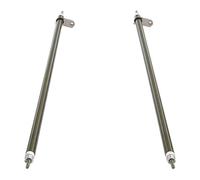 2 Unids/lote 375/380/390/403/410mm Elemento Calefactor Hoja De Metal Redonda Piezas De Repuesto De Tubo De Calor De Horno Eléctrico(220V,300W 380mm 350mmL)