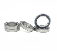 2 unids/lote 6907-2RS 6907 RS 35x55x10mm cubierta de sellado de goma rodamiento rígido de bolas de pared delgada