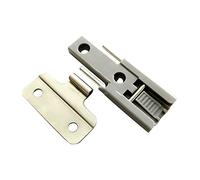 2 unids/lote bisagra de puerta corredera plegable de inversión, armario de armario plegable de 4 "puerta con seguimiento