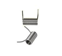 2 unids/lote de bisagras de cierre de puerta automático, accesorios de resorte, puertas de hilo desmontables y ventanas, resorte de torsión de hoja cerrada