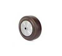 2 unids/lote de goma de una sola rueda de 4 pulgadas, amortiguador silencioso, aceite resistente al desgaste de alta elasticidad, no incluye tornillos ni tuercas