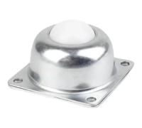 2 unids/lote de rodillos transportadores de 38mm, rodamiento de bolas, rodillo de nailon, unidad de transferencia de Base de brida de acero al carbono, rueda giratoria for muebles CY38a