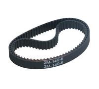 2 unids/lote GT2/2M correa de distribución 140-2GT-6/6,5mm bucle cerrado GT2 140 longitud = 140mm/dientes = 70/ancho = 6/6,5mm(3mm)