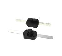 2 unids/lote, interruptor de linterna LED duradero C8 de uso común, piezas de interruptor de botón de linterna, interruptor de botón(2pcs double long)