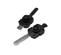2 unids/lote, interruptor de linterna LED duradero C8 de uso común, piezas de interruptor de botón de linterna, interruptor de botón(2PCS short long)