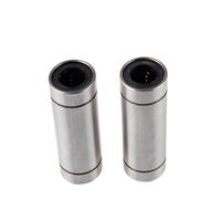 2 unids/lote rodamientos lineales de bolas LM6LUU LM8LUU LM10LUU LM12LUU 6 8 10 12mm parte casquillo piezas de impresoras 3D accesorios de aluminio(LM12LUU)
