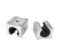 2 unids/lote SBR10UU SBR12UU SBR16UU SBR20UU SBR25UU rodamiento de bolas de movimiento lineal bloque deslizante tipo abierto(SBR12UU)