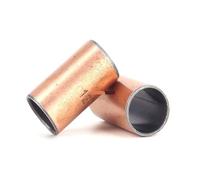 2 unids/lote SF-1 casquillo de cojinete compuesto autolubricante manguito de eje de cobre sin aceite diámetro interior 25 28 30 32 35 36mm(35x39x25mm)