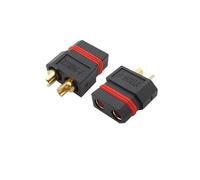 2 unids/lote XT60E-M XT60EW-M XT60W-F conector negro chapado en oro macho hembra conector for RC avión FPV Drone(XT60W-F 2Pcs)