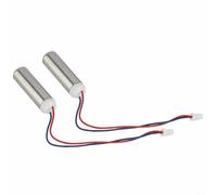 2 unids motor de vibración sin núcleo 3.7v DC 18000rpm vibrador de metal para cepillo de dientes eléctrico masajeador proyectos de bricolaje 7x25mm con alambre de 60mm