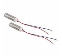 2 unids motor de vibración sin núcleo alto 7x25mm 18000rpm 3.7v DC para cepillo de dientes eléctrico masajeador bricolaje metal construcción pack