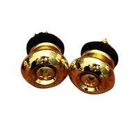 2 unids/paquete de botones de correa de guitarra final pines con tornillos y fieltro cojín metal correa de guitarra cerraduras correa botones