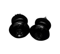 2 unids/paquete de botones de correa de guitarra final pines con tornillos y fieltro cojín metal correa de guitarra cerraduras correa botones