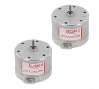 2 unids para Eg-530ad-2b Motor de husillo DC 12v Audio Capstan Motor Rotación en sentido contrario a las agujas del reloj Eje de metal para grabadora de cinta Reproductor de casete Vcd Dvd Piezas de