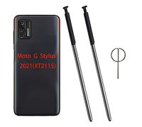 2 unids para Moto G Stylus 2021 Pen Reemplazo LCD Touch Pen Part para Motorola Moto G Stylus XT2115 All Verison Touch Pen con 1 Pcs Exprimir Pin(Negro)