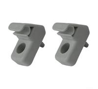 2 unids parasol clip montaje para Fiat Grande Punto 735478275 7355399311 ABS gris fácil instalación OEM número reemplazo parasol seguro cierre accesorios coche