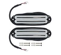 2 Unids Pastillas De Riel Caliente Dual Humbucker Guitarra Pickup Ceramic Bajo Ruido Para Piezas De Guitarra Eléctrica Elgitarrhämtning