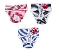 2 Unids Perro Fisiológico Calzoncillos para Perros Pañales Reutilizables para Perros para Perros Femeninos Cómodos Lavables Reutilizables Perritos Reutilizables Higiene Higiene Pantalones