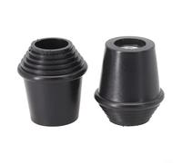 2 unids puntas de tambor de plástico para patas de bombo piezas fiables para la configuración del baterista (PJ021)