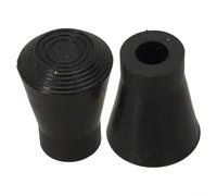 2 unids puntas de tambor de plástico para piernas de bombo piezas fiables para la configuración del baterista (PJ027)