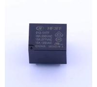 2 unids relé de potencia ultra pequeño de alta potencia 12V relé normal inmersión abierta, 15.2x19mm HF3FF/012-1HTF