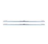 2 unids/set 450x17mm cajón bola de acero riel deslizante accesorio de Hardware para armarios