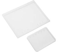 2 unids/set A5 A7 Forma de Cuaderno de Silicona para Hacer Manualidades Molde Semi Transparente para Diy Resina Epoxi Cubierta de Bloc de Notas de Cristal