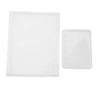 2 unids/Set A5 A7 Notebook Forma Art Decortive Moldes De Silicona Resina Epoxi para DIY Bloc de Notas de Cristal Cubierta